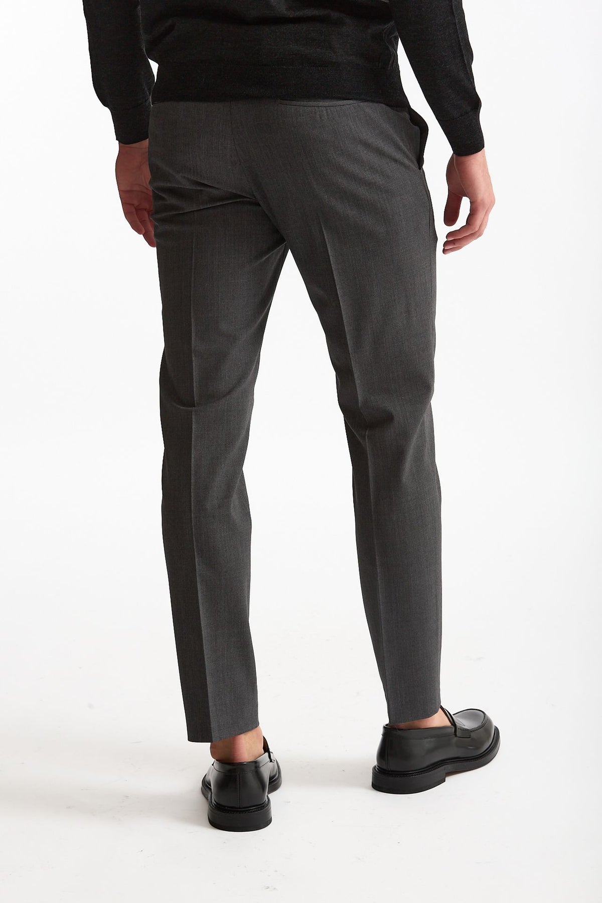 Pantalone in lana stretch EDGE- DIECI grigio men Pt torino - 3