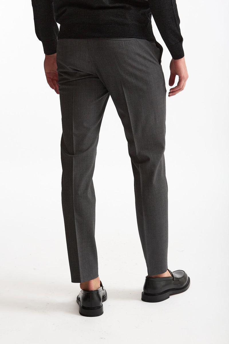Pantalone in lana stretch EDGE- DIECI grigio men Pt torino - 3
