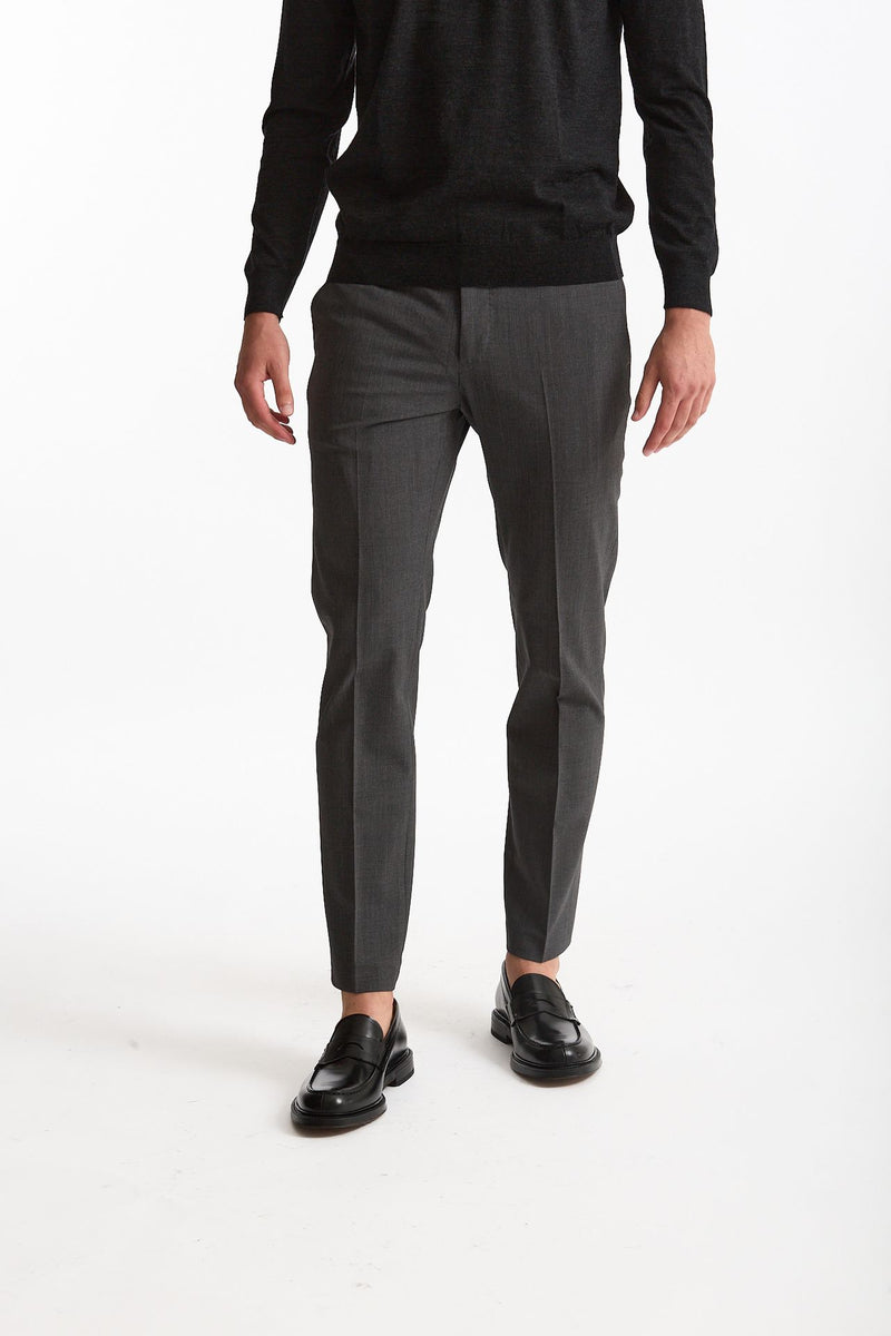 Pantalone in lana stretch EDGE- DIECI grigio men Pt torino - 1