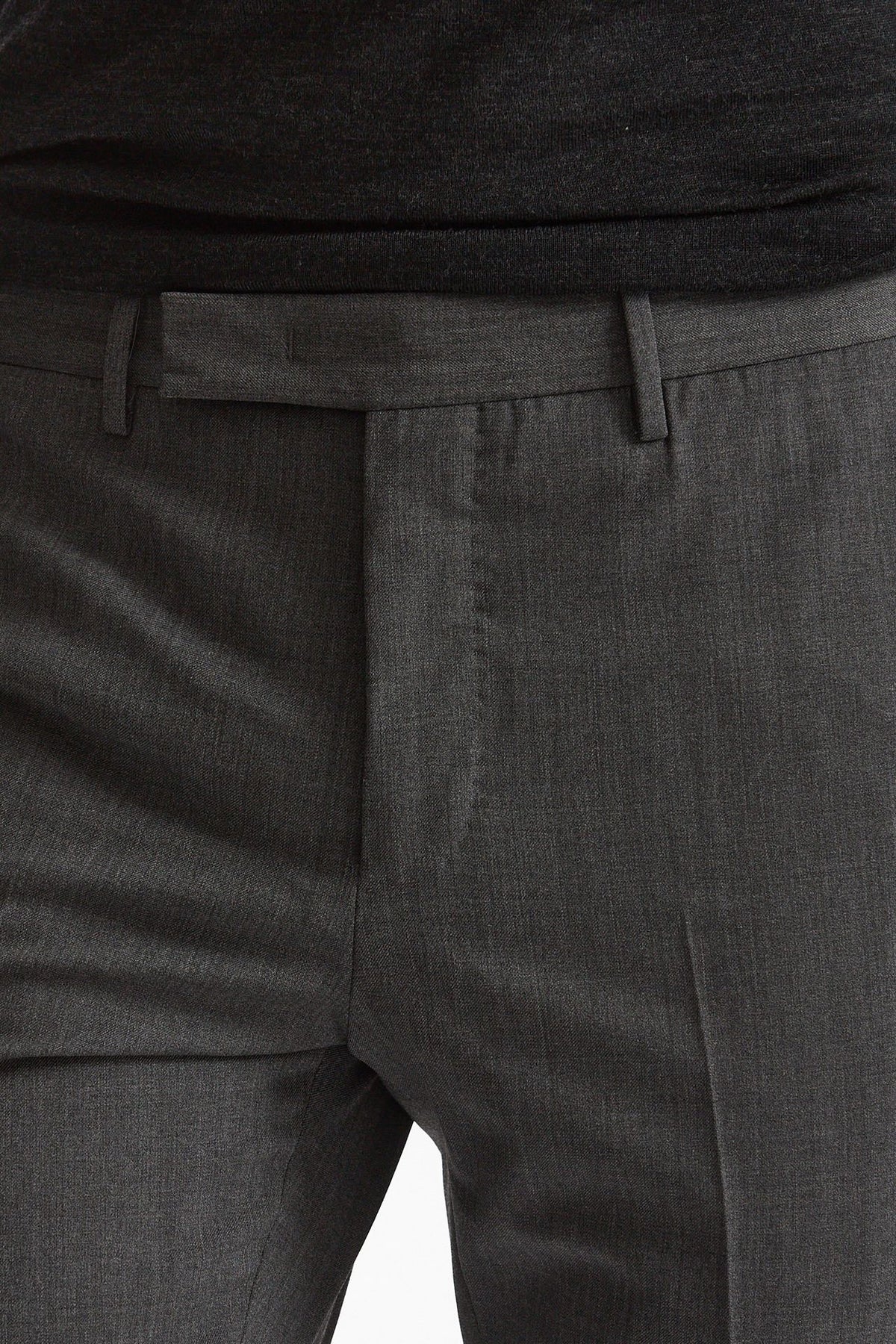 Pantalone in lana stretch EDGE- DIECI grigio men Pt torino - 5