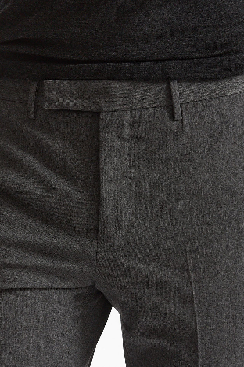 Pantalone in lana stretch EDGE- DIECI grigio men Pt torino - 5
