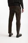 Pantalone EDGE-REBEL in cotone stretch  marrone men Pt torino - 4