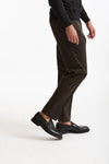 Pantalone EDGE-REBEL in cotone stretch  marrone men Pt torino - 3