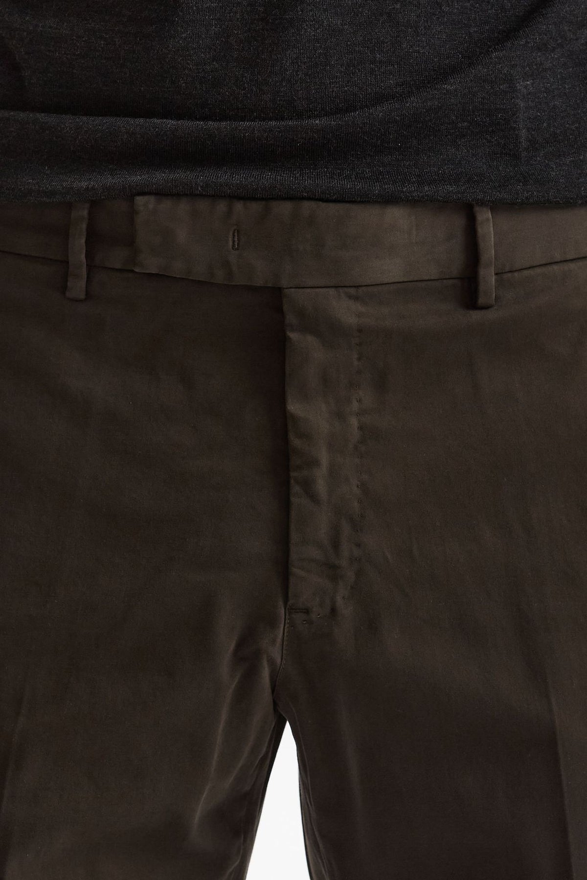 Pantalone EDGE-REBEL in cotone stretch  marrone men Pt torino - 5