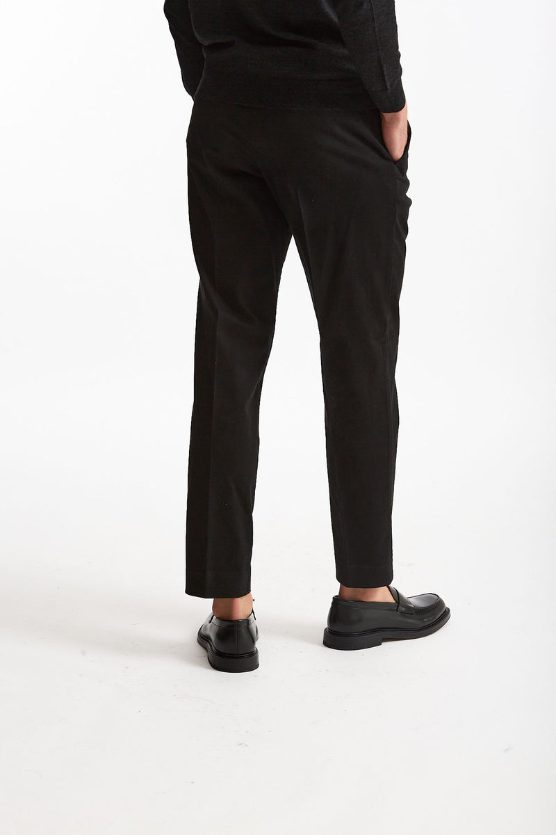 Pantalone EDGE-REBEL in cotone stretch nero men Pt torino - 3