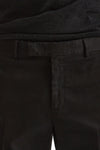 Pantalone EDGE-REBEL in cotone stretch nero men Pt torino - 5