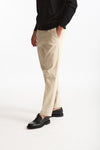 Pantalone EDGE-REBEL in cotone stretch panna men Pt torino - 1