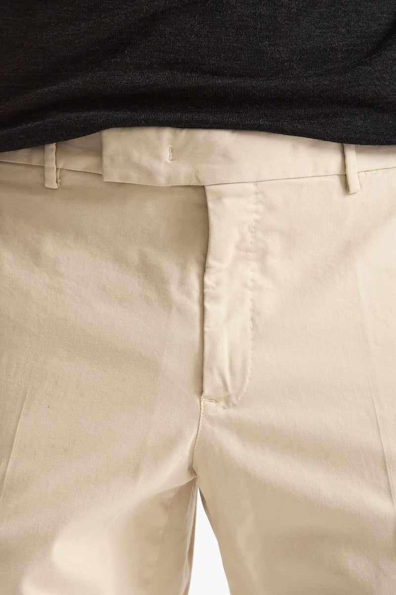 Pantalone EDGE-REBEL in cotone stretch panna men Pt torino - 5