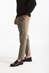 Pantalone EDGE-REBEL in cotone stretch tortora men Pt torino - 3