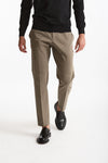 Pantalone EDGE-REBEL in cotone stretch tortora men Pt torino - 2