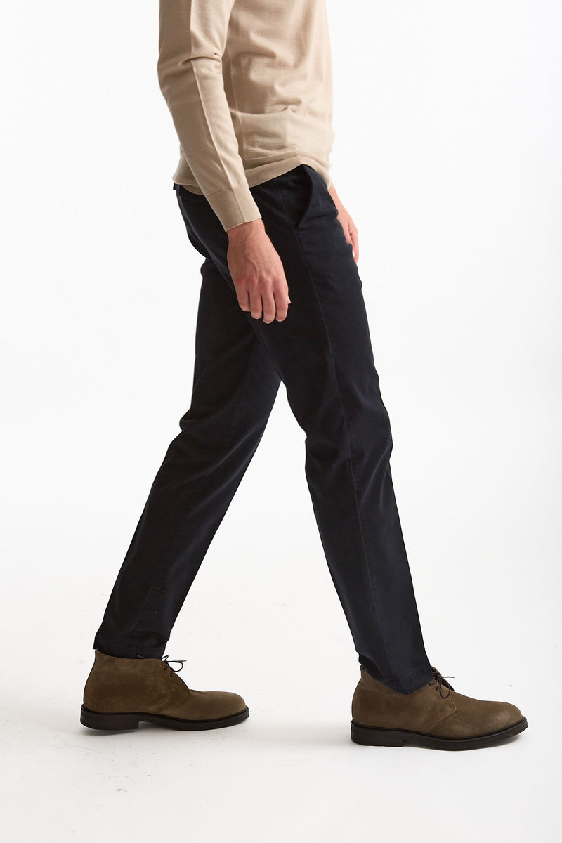 Pantalone STYLE- MASTER in cotone stretch lavato blu men Pt torino - 3