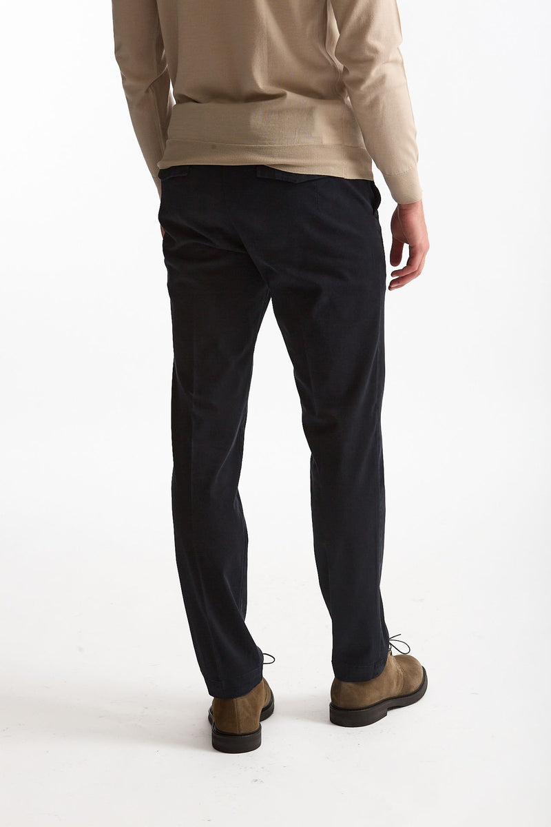 Pantalone STYLE- MASTER in cotone stretch lavato blu men Pt torino - 4