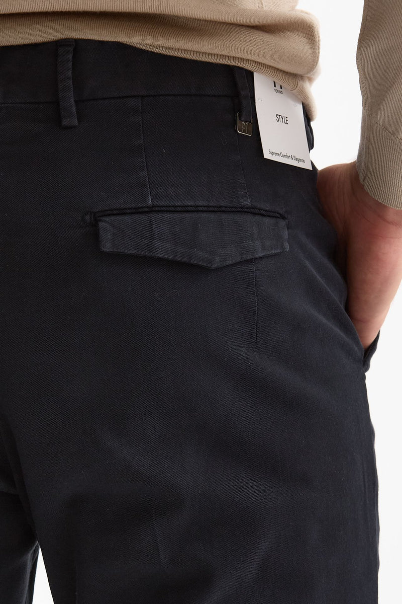 Pantalone STYLE- MASTER in cotone stretch lavato blu men Pt torino - 7
