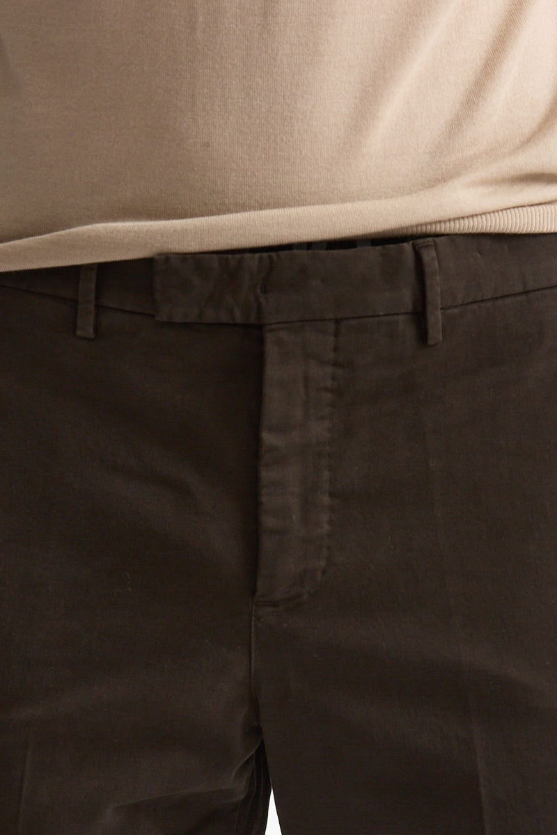 Pantalone STYLE- MASTER in cotone stretch lavato marrone men Pt torino - 5