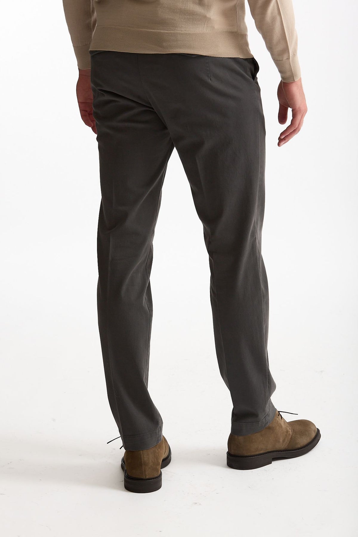 Pantalone STYLE- MASTER in cotone stretch lavato tortora men Pt torino - 3