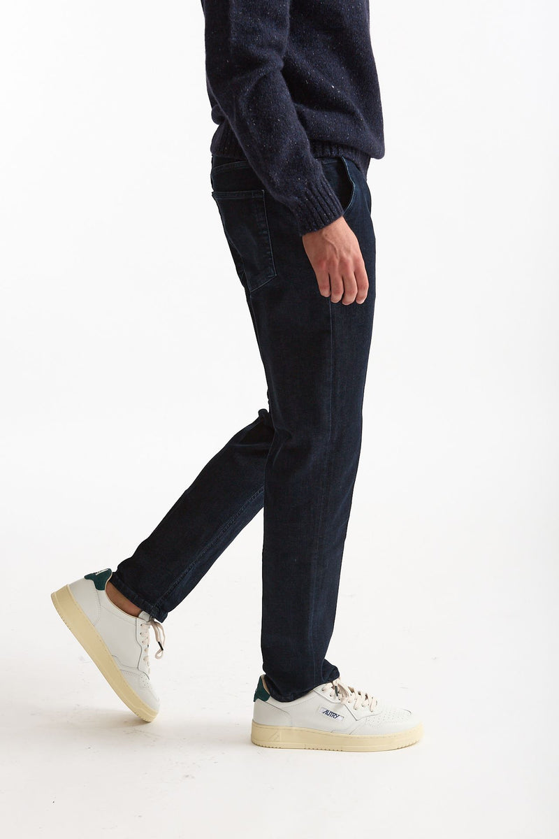 Jeans INDIE lavaggio scuro stone washed men Pt torino - 3