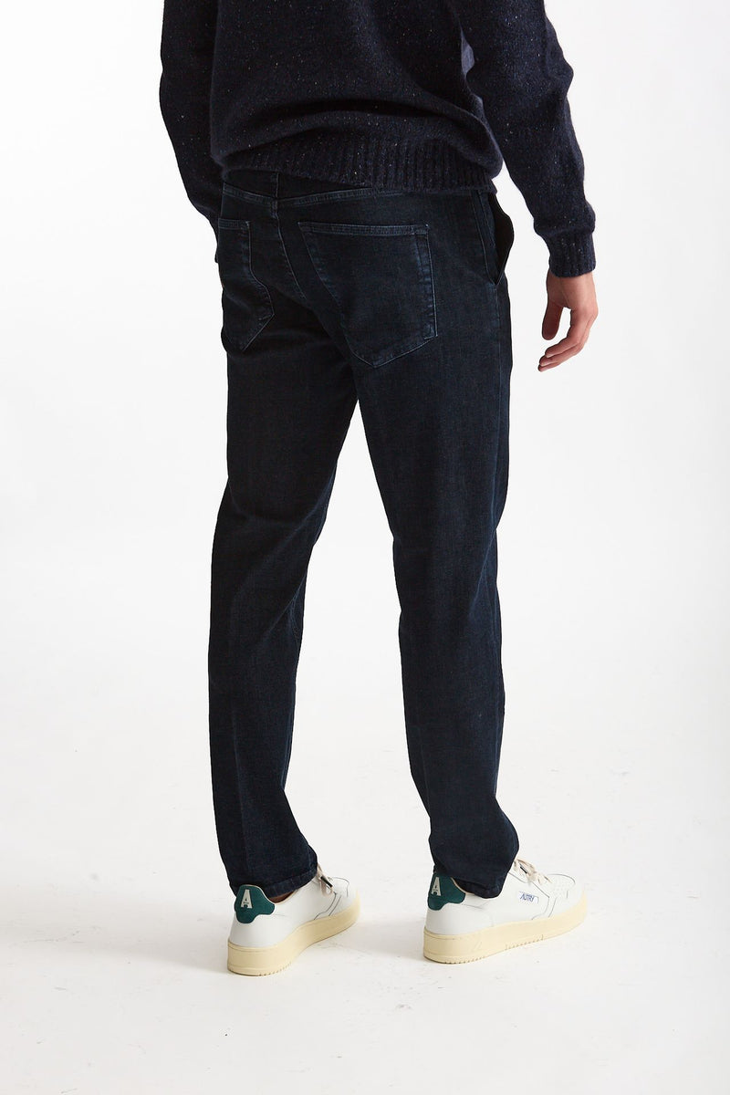 Jeans INDIE lavaggio scuro stone washed men Pt torino - 4