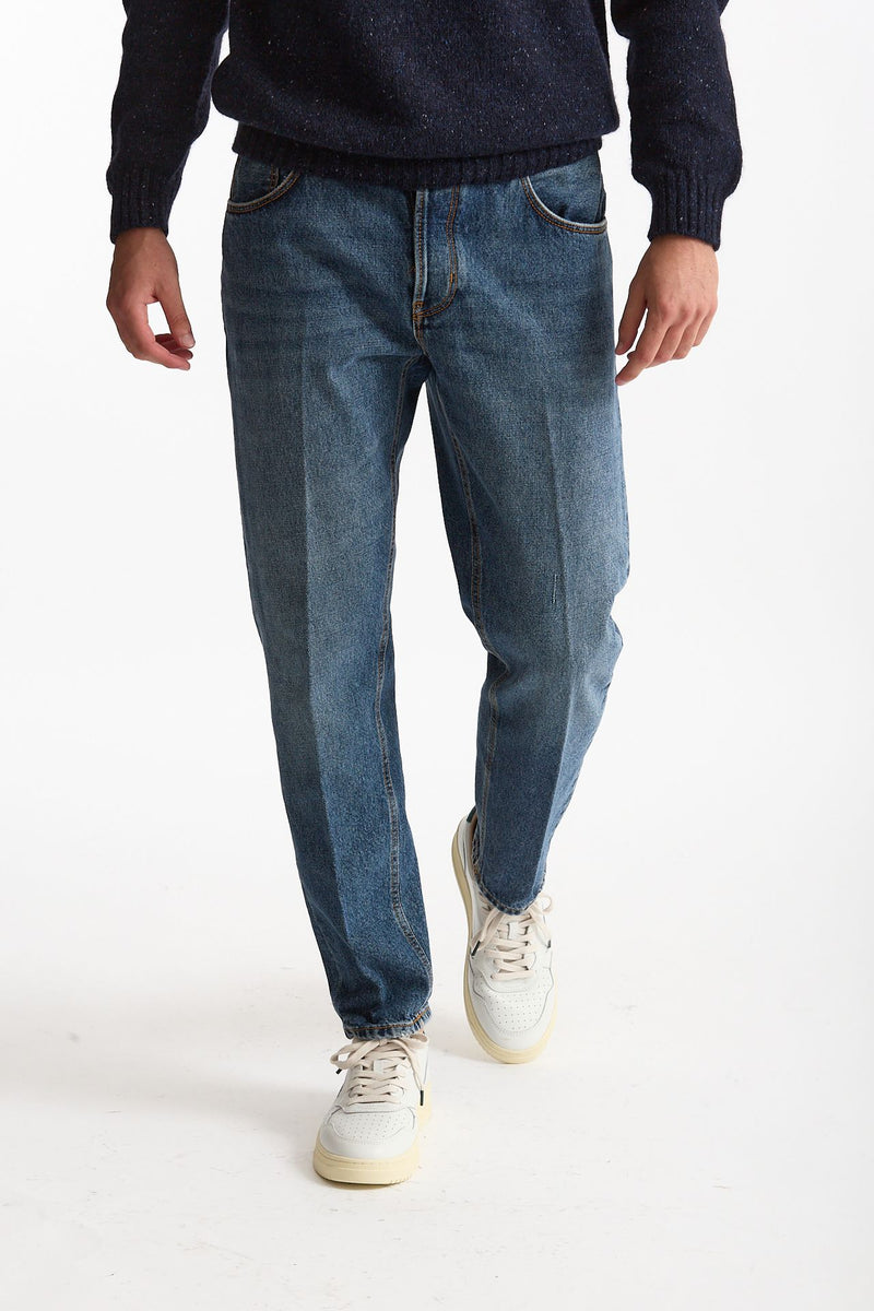 Jeans REGGAE lavaggio medio stone washed men Pt torino - 1