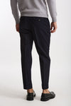 Pantalone STYLE-CARROT FIT in Lana ferma blu men Pt torino - 3
