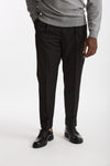 Pantalone STYLE-CARROT FIT in Lana ferma nero men Pt torino - 2
