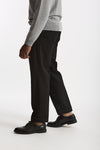 Pantalone STYLE-CARROT FIT in Lana ferma nero men Pt torino - 1
