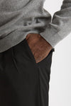 Pantalone STYLE-CARROT FIT in Lana ferma nero men Pt torino - 6