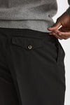 Pantalone STYLE-CARROT FIT in Lana ferma nero men Pt torino - 7