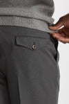 Pantalone STYLE-CARROT FIT in Lana ferma grigio men Pt torino - 7