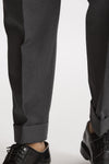 Pantalone STYLE-CARROT FIT in Lana ferma grigio men Pt torino - 8