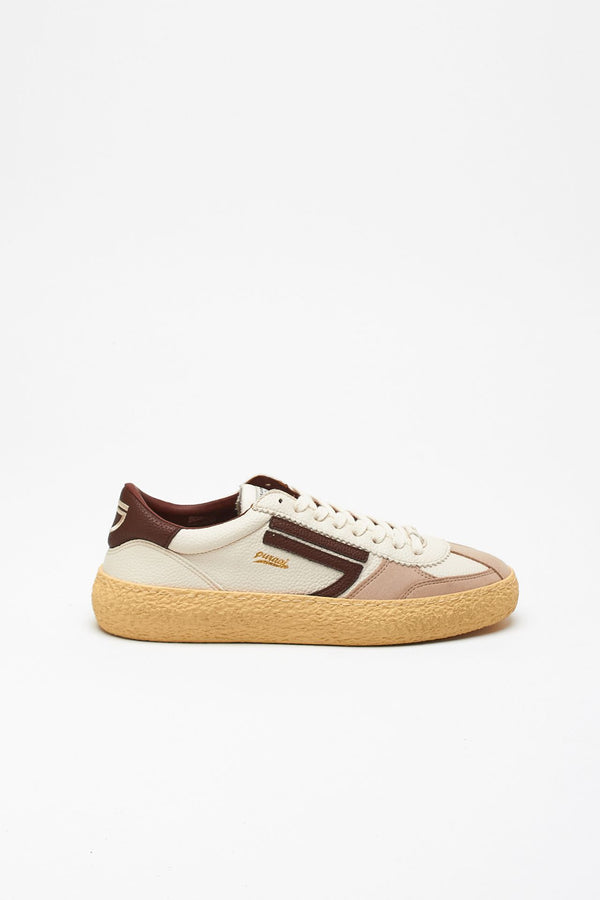 Sneakers PURAAI VINTAGE 1.01 COGNAC in pelle vegana men Puraai