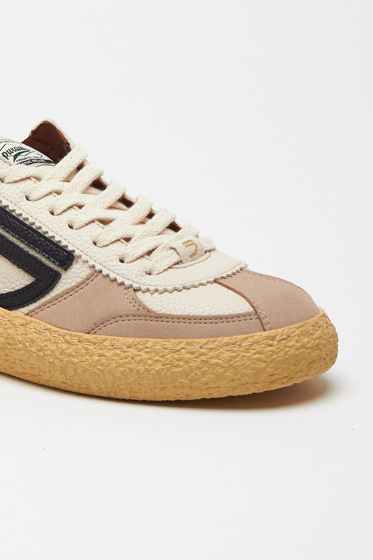 Sneakers PURAAI VINTAGE 1.01 OSSO in pelle vegana men Puraai - 5