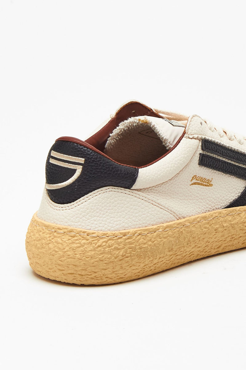 Sneakers PURAAI VINTAGE 1.01 OSSO in pelle vegana men Puraai - 7