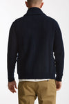 Cardigan a coste in lana blu men Rakki - 3