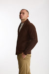 Cardigan a coste in lana bruciato men Rakki - 1
