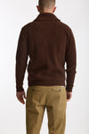 Cardigan a coste in lana bruciato men Rakki - 3