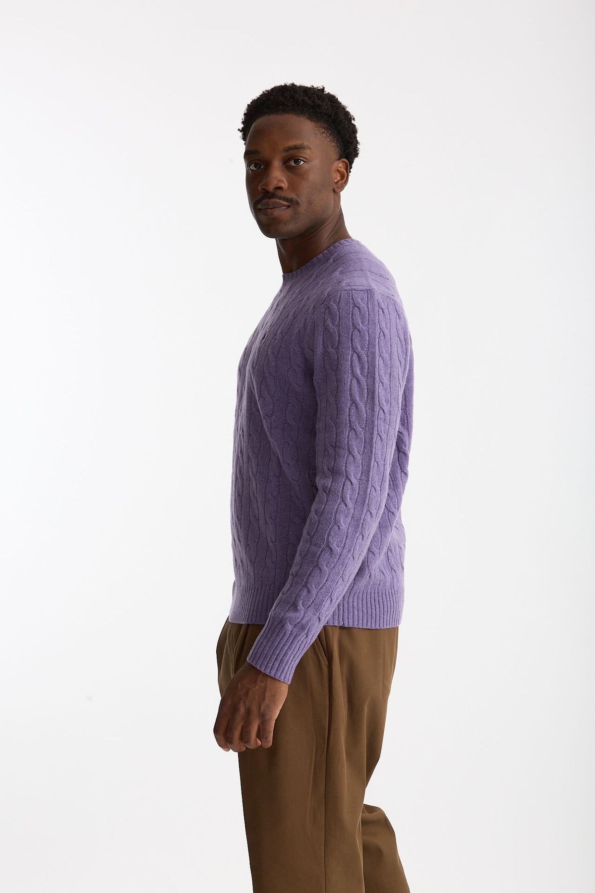 Maglia in lana e cashmere lilla men Polo ralph lauren - 3