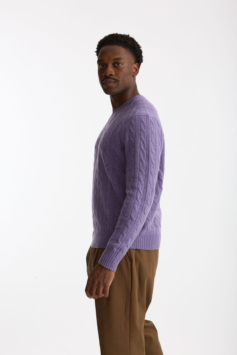 Maglia in lana e cashmere lilla men Polo ralph lauren - 3