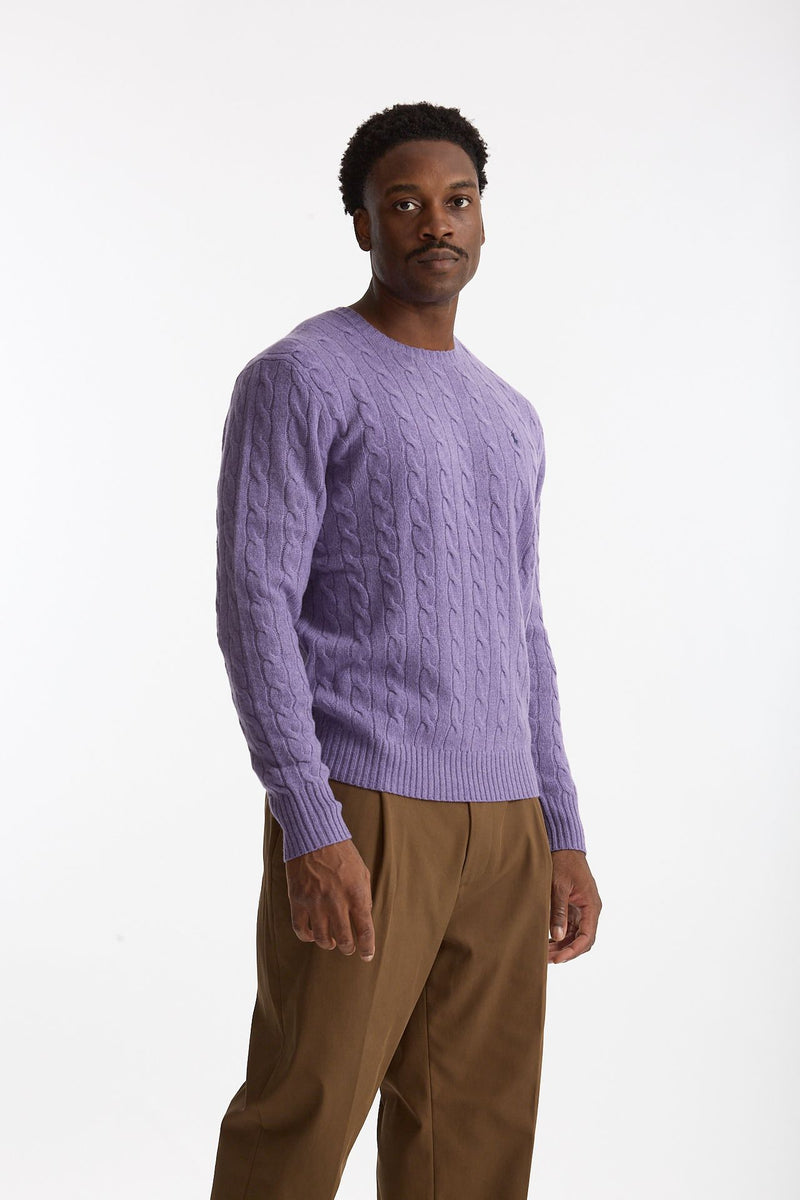Maglia in lana e cashmere lilla men Polo ralph lauren - 1