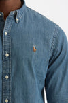 Camicia in cotone denim azzurro men Polo ralph lauren - 5