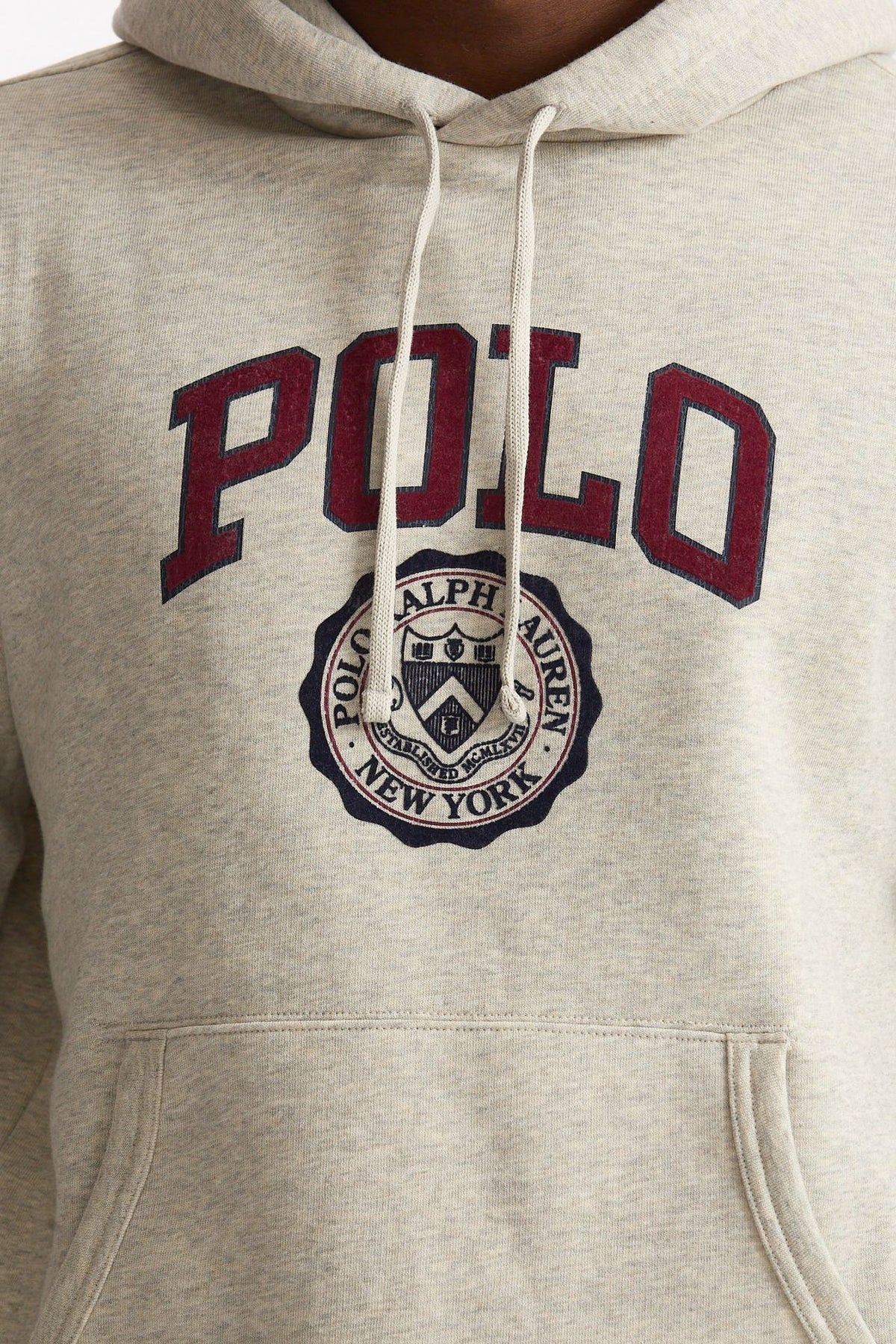 Felpa in cotone grigio chiaro men Polo ralph lauren - 5