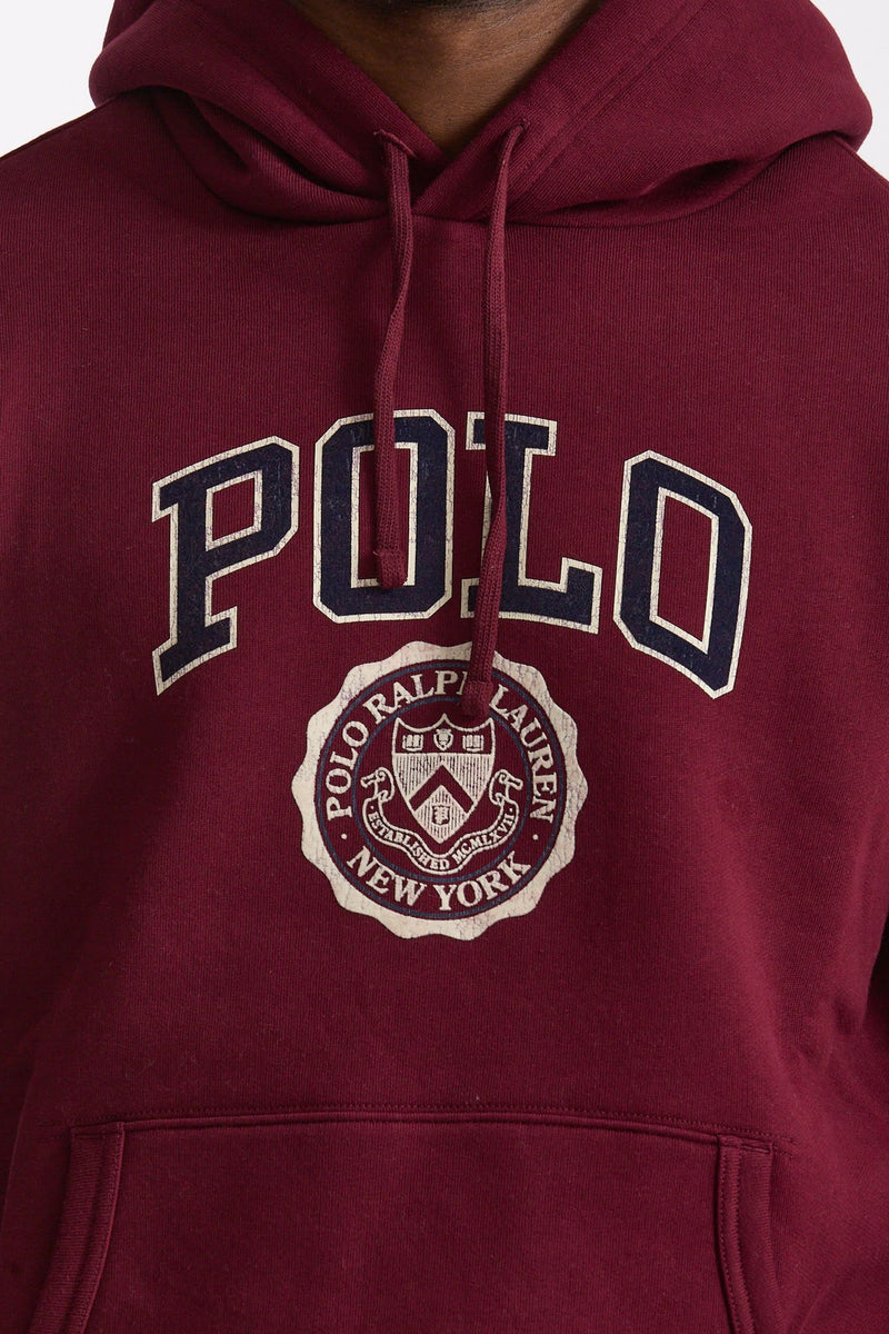 Felpa in cotone bordeaux men Polo ralph lauren - 5