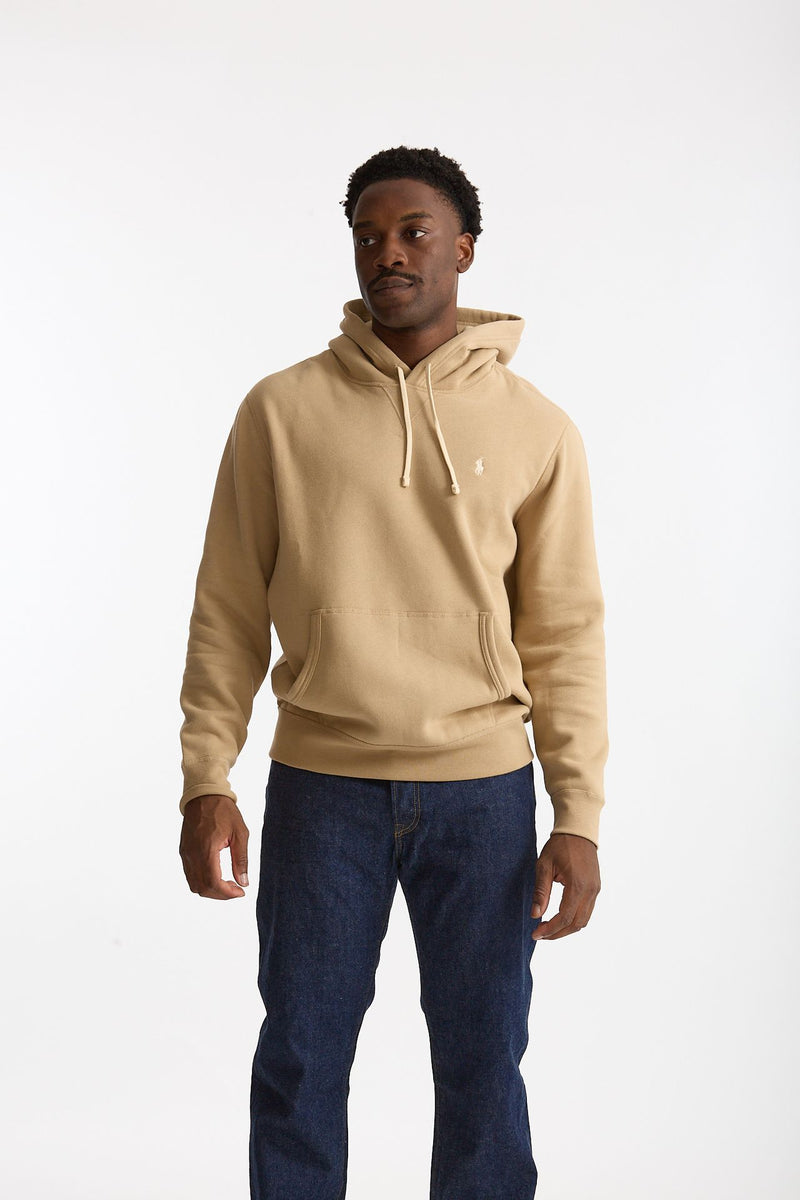 Felpa con cappuccio in cotone cammello men Polo ralph lauren - 2