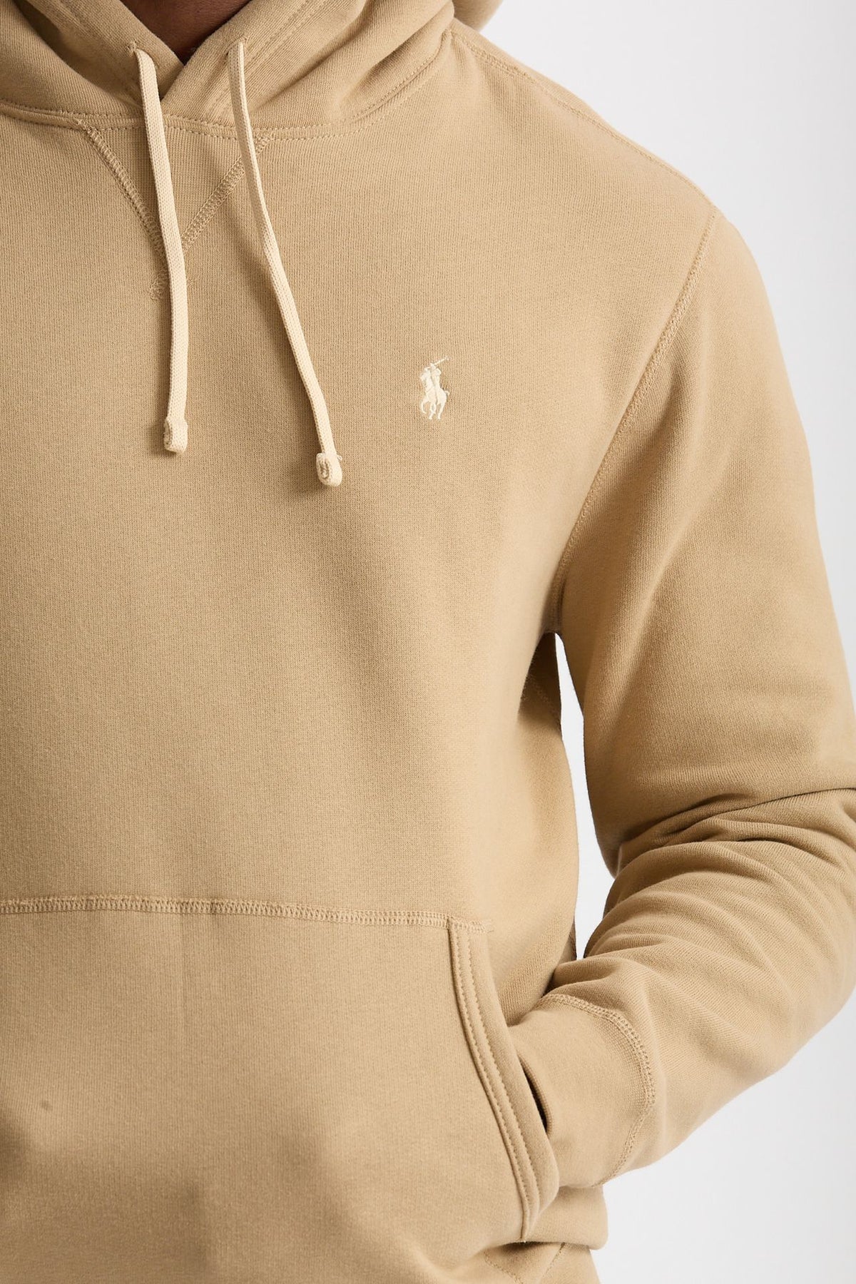 Felpa con cappuccio in cotone cammello men Polo ralph lauren - 5