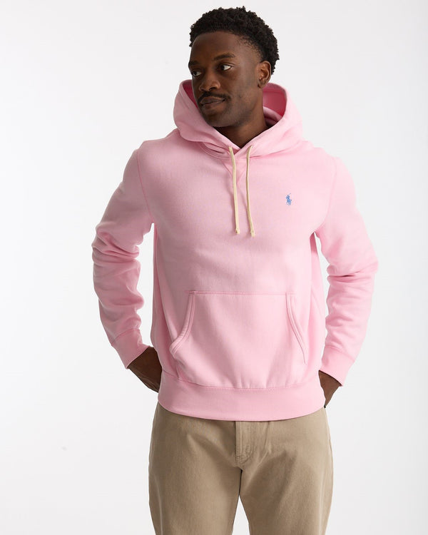 Felpa cappuccio in cotone rosa men Polo ralph lauren
