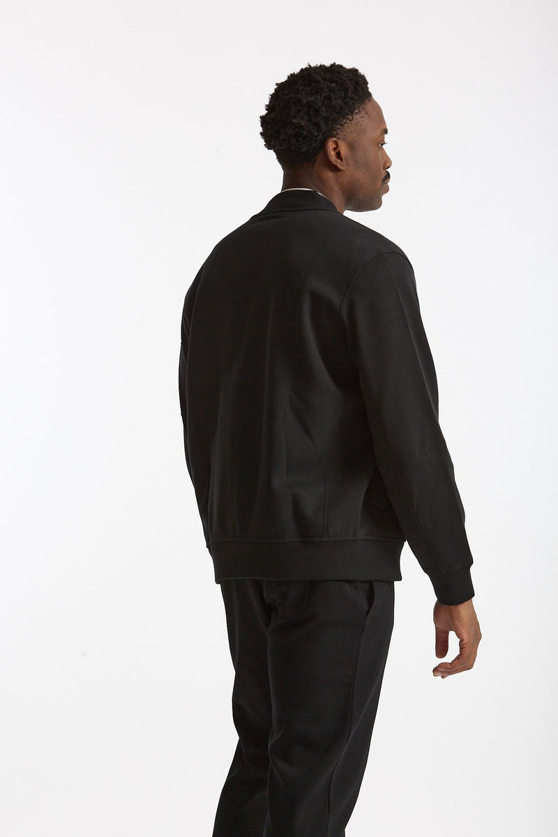 Felpa bomber in cotone nero men Polo ralph lauren - 4