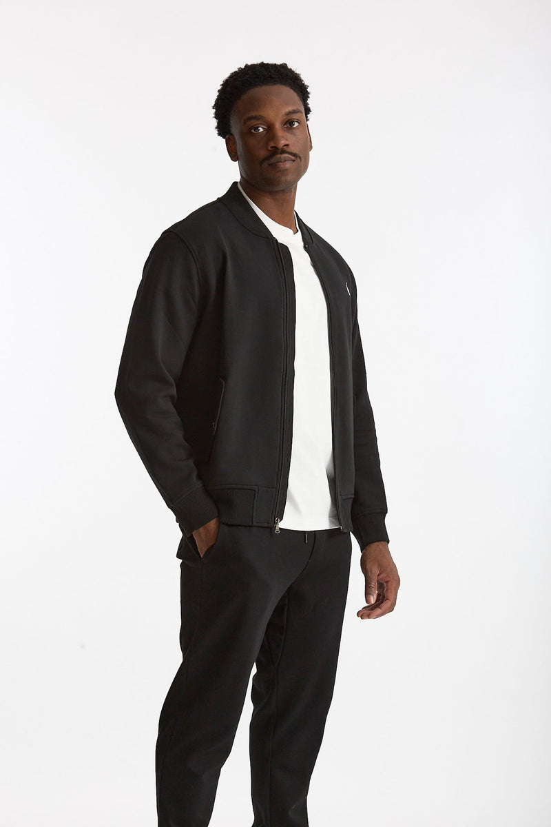 Felpa bomber in cotone nero men Polo ralph lauren - 5