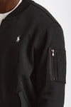 Felpa bomber in cotone nero men Polo ralph lauren - 2
