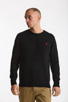 Maglia girocollo in cotone nero men Polo ralph lauren - 1