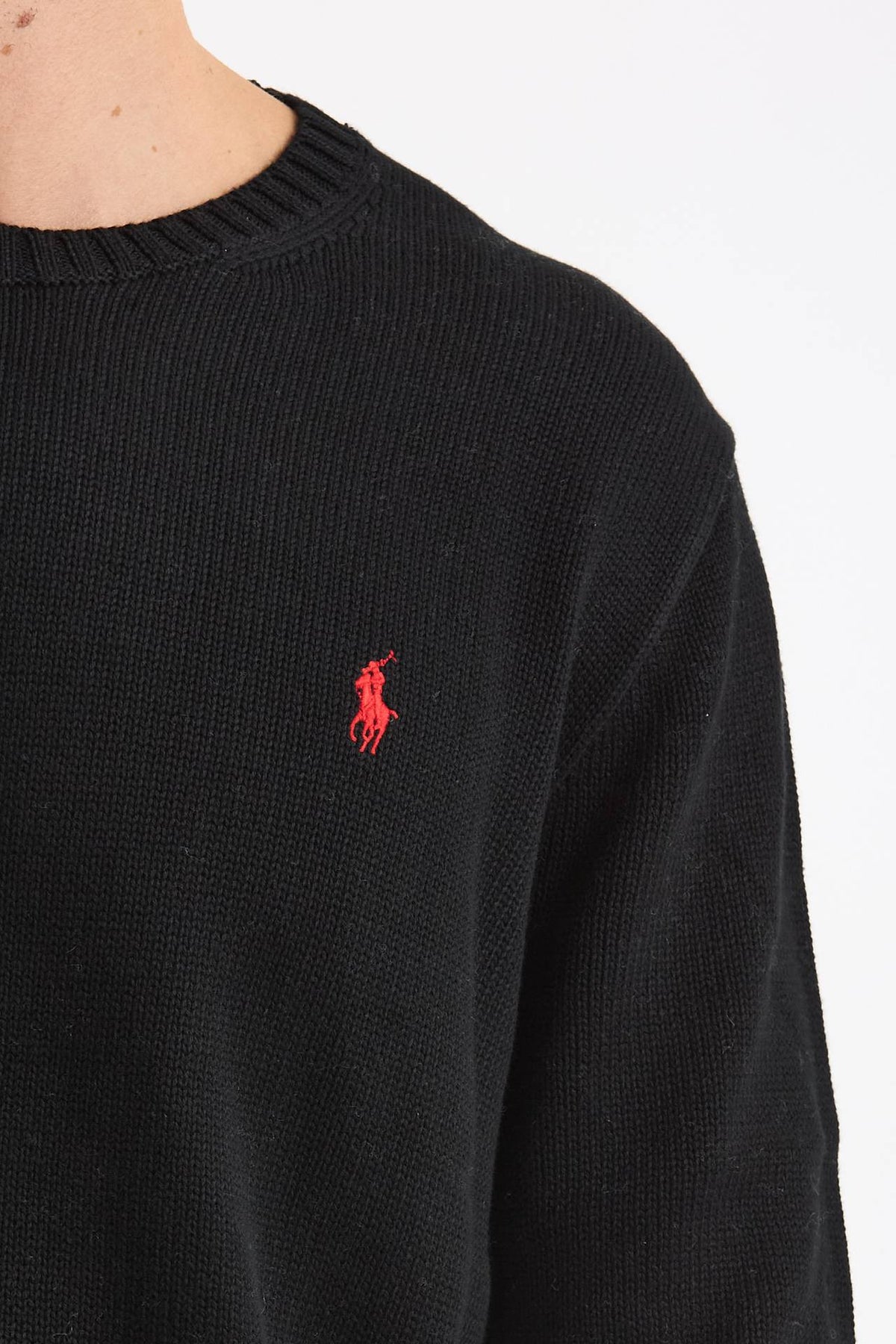 Maglia girocollo in cotone nero men Polo ralph lauren - 5