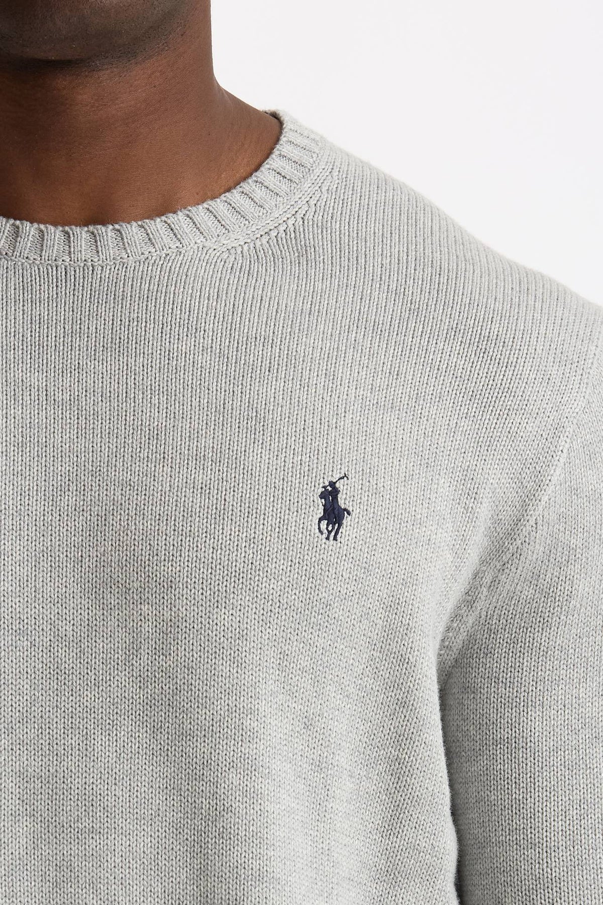 Maglia girocollo in cotone grigio men Polo ralph lauren - 5
